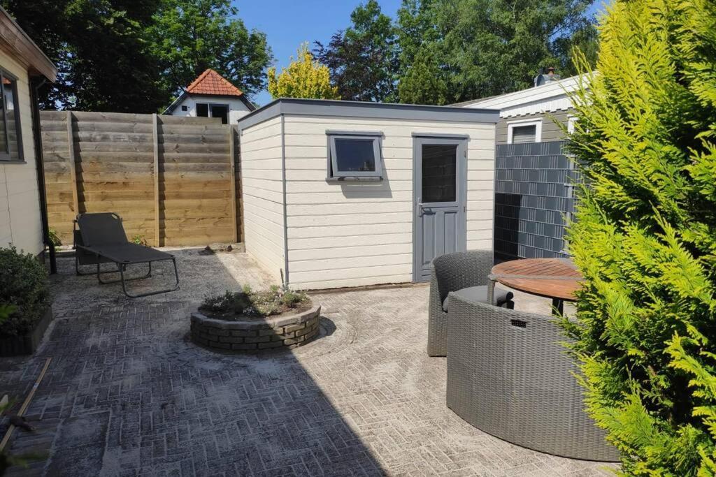 Een Gezellige Chalet Met Zonnige Buitenruimte Op De Veluwe! Villa Putten Eksteriør billede